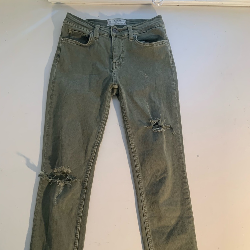 Free People Cropped Jeans